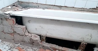 Демонтаж ванной комнаты в Белой Калитве - стоимость работ от 816 руб. | Сварной-Бкл